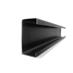 Perfil C 2 MM Color Negro X 12 Metros
