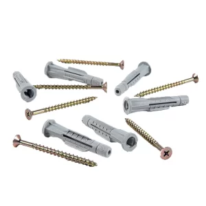 Fijación con Tarugo 8mm para Ladrillo Hueco
